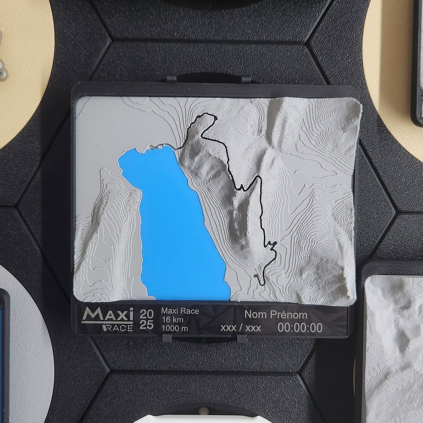 Médaille topographique personnalisée