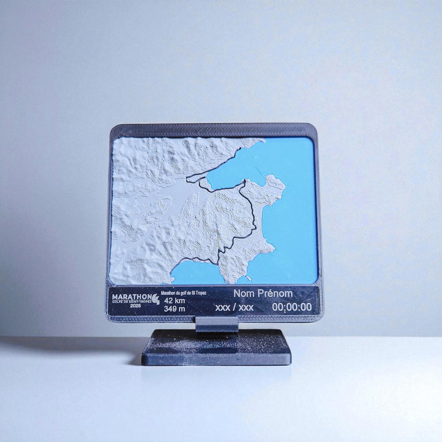 Médaille topographique personnalisée